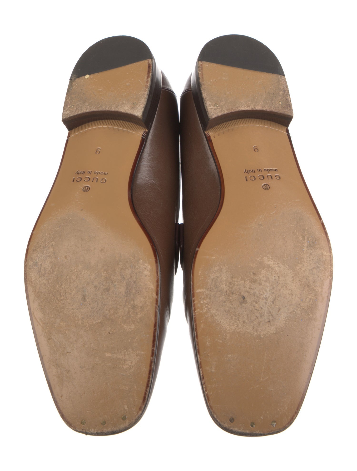 Gucci 1955 Horsebit Accent Leather Monk Straps
